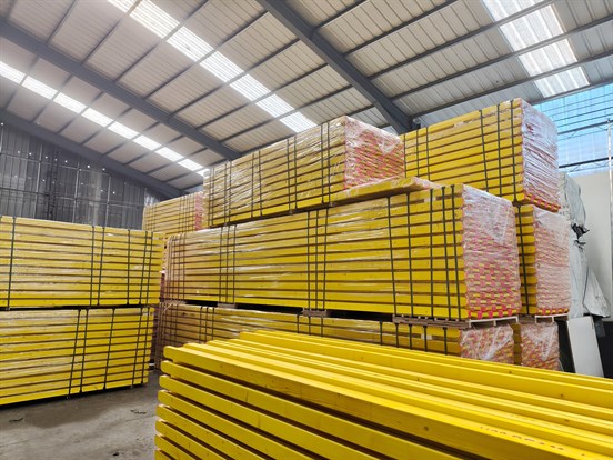 H20 timber beams storage